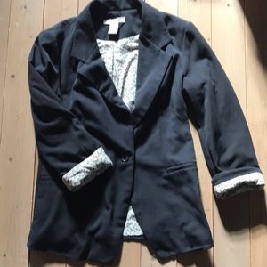 Women’s casual cute navy blazer